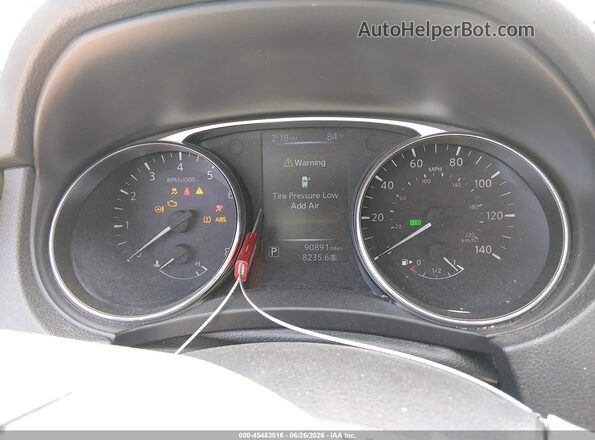 5N1AT2MV4GC830286 2016 NISSAN ROGUE Burgundy Вид задніх сидінь