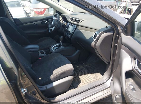 5N1AT2MV4GC830465 2016 NISSAN ROGUE Gray Вид салону спереду