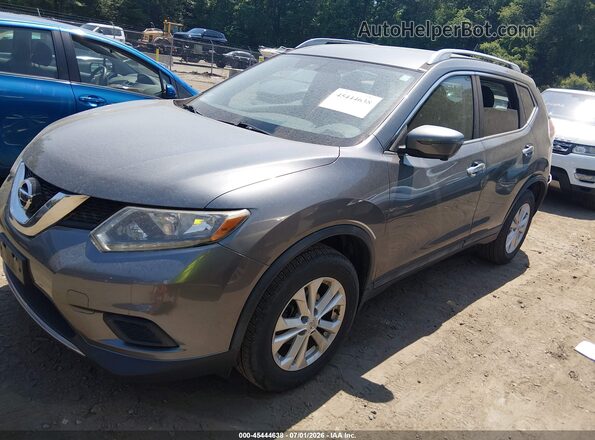 5N1AT2MV4GC830465 2016 NISSAN ROGUE Gray Передня ліва чверть