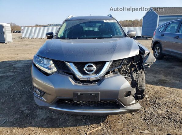 5N1AT2MV4GC839103 2016 NISSAN ROGUE Gray 