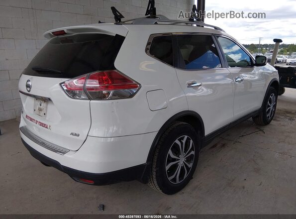 5N1AT2MV4GC897048 2016 NISSAN ROGUE White Rear right