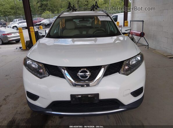 5N1AT2MV4GC897048 2016 NISSAN ROGUE White Instrument cluster view