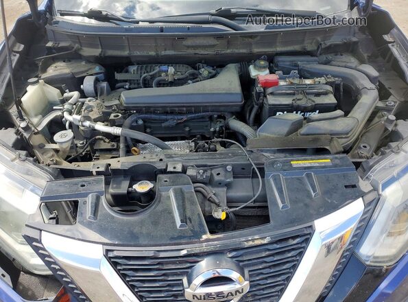 5N1AT2MV4HC732635 2017 NISSAN ROGUE Blue Engine compartment view