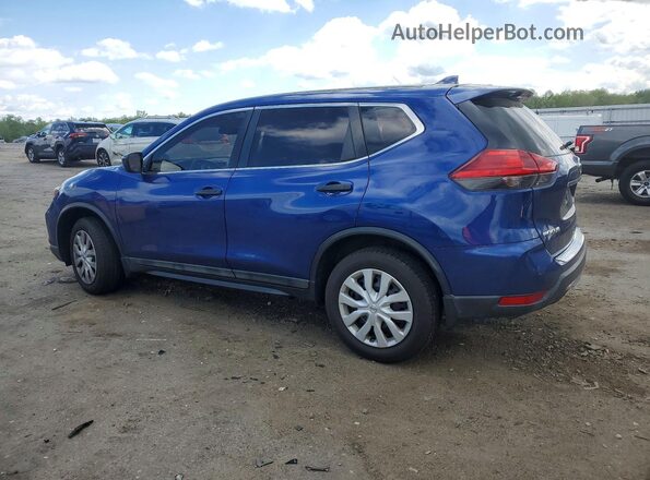 5N1AT2MV4HC732635 2017 NISSAN ROGUE Blue Rear left