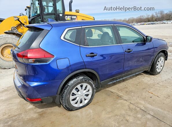 5N1AT2MV4HC785187 2017 NISSAN ROGUE Blue Rear right