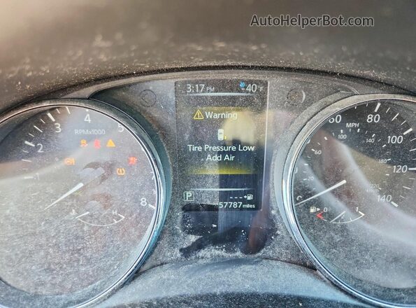 5N1AT2MV4HC785187 2017 NISSAN ROGUE Blue Instrument cluster view