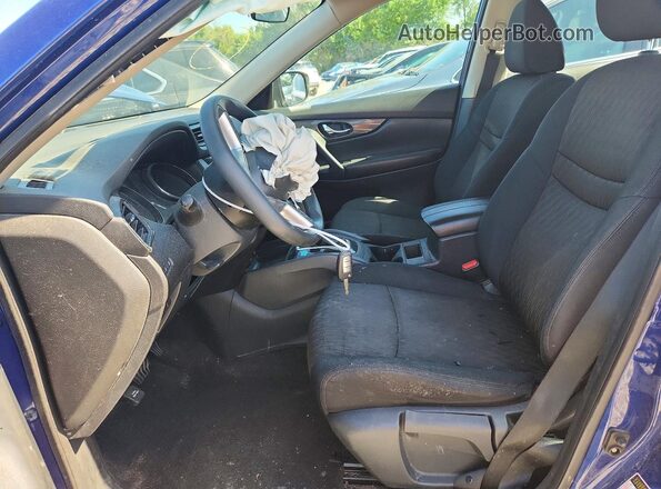 5N1AT2MV4HC785187 2017 NISSAN ROGUE Blue Front interior view