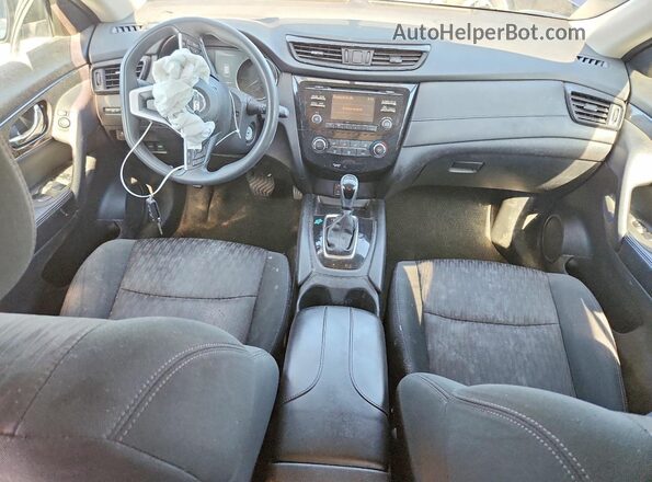 5N1AT2MV4HC785187 2017 NISSAN ROGUE Blue Dashboard view