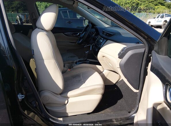 5N1AT2MV4HC823436 2017 NISSAN ROGUE Black Widok wnętrza z przodu