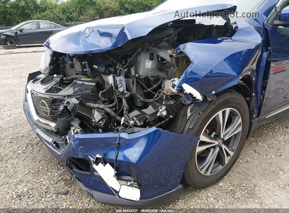 5N1AT2MV4HC850961 2017 NISSAN ROGUE Blue Вид спереду