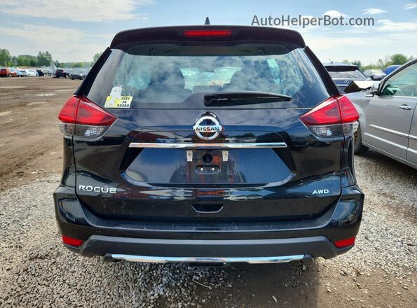 5N1AT2MV4HC865329 2017 NISSAN ROGUE Black Вид ззаду