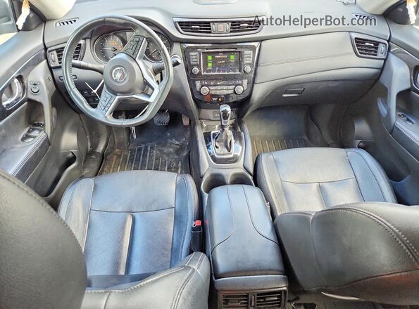 5N1AT2MV4JC744497 2018 NISSAN ROGUE Gray Widok deski rozdzielczej