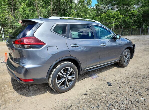 5N1AT2MV4JC744497 2018 NISSAN ROGUE Gray Tył prawy