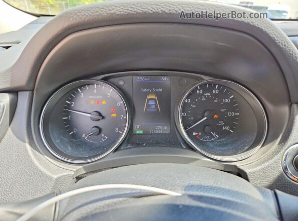 5N1AT2MV4JC744497 2018 NISSAN ROGUE Gray Widok zestawu wskaźników