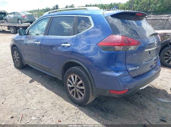 5N1AT2MV4JC762563 2018 NISSAN ROGUE Blue Tył lewy