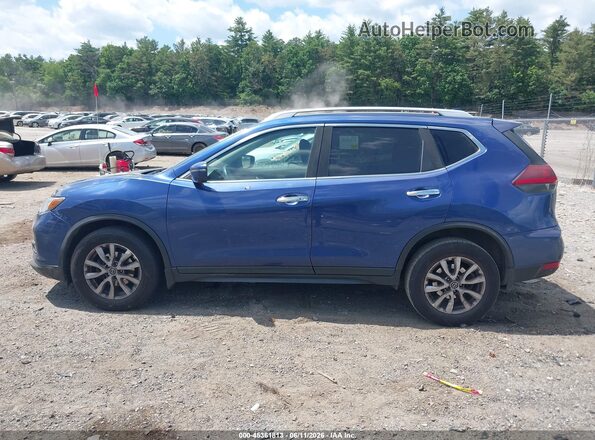 5N1AT2MV4JC762563 2018 NISSAN ROGUE Blue Widok wnętrza 360 stopni