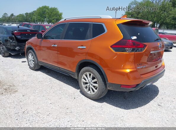 5N1AT2MV4JC770436 2018 NISSAN ROGUE Orange Задня ліва чверть