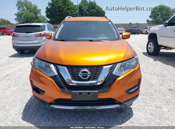 5N1AT2MV4JC770436 2018 NISSAN ROGUE Orange Вид щитка приладів