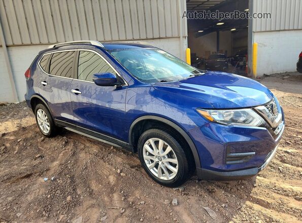 5N1AT2MV4KC702705 2019 NISSAN ROGUE Blue Передня права чверть