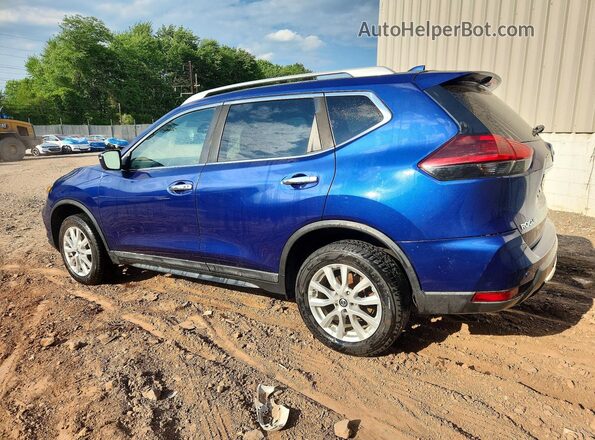 5N1AT2MV4KC702705 2019 NISSAN ROGUE Blue Задня ліва чверть