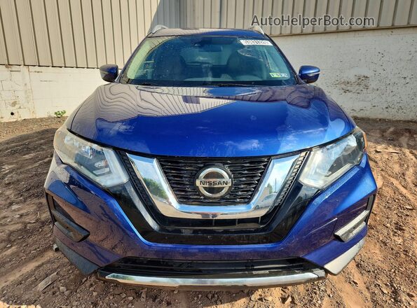 5N1AT2MV4KC702705 2019 NISSAN ROGUE Blue Вид спереду