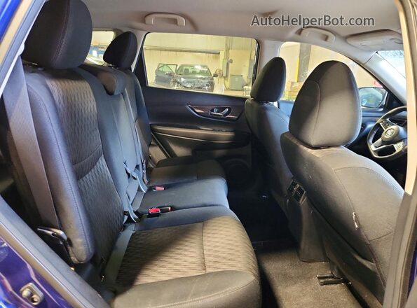 5N1AT2MV4KC702705 2019 NISSAN ROGUE Blue Вид задньої частини салону
