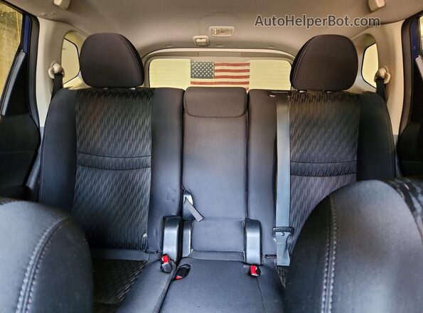 5N1AT2MV4KC702705 2019 NISSAN ROGUE Blue Вид задніх сидінь