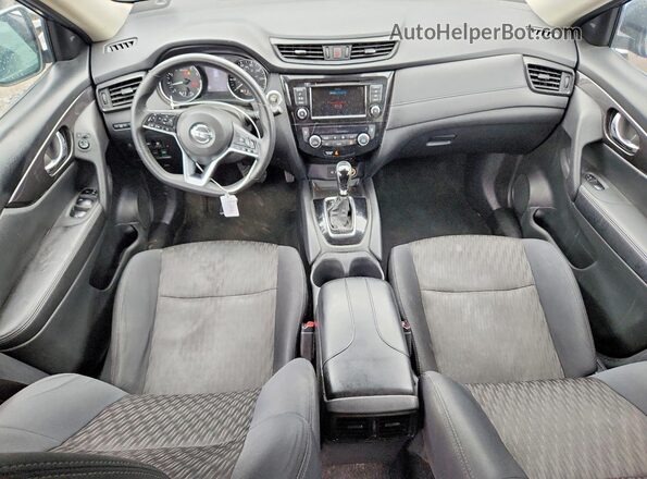 5N1AT2MV4KC702705 2019 NISSAN ROGUE Blue Вид панелі приладів