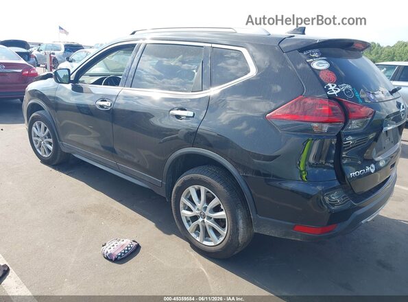 5N1AT2MV4KC743013 2019 NISSAN ROGUE Black Հետևի ձախ