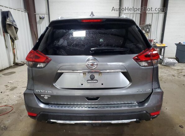 5N1AT2MV4KC817854 2019 NISSAN ROGUE Gray Rear view
