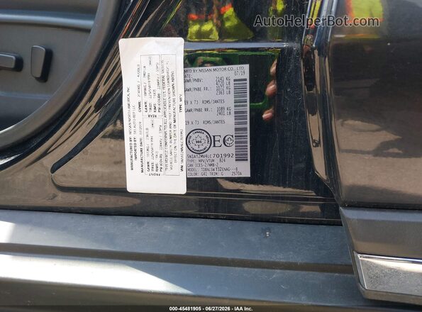 5N1AT2MV4LC701992 2020 NISSAN ROGUE Черный Вид подкапотного пространства