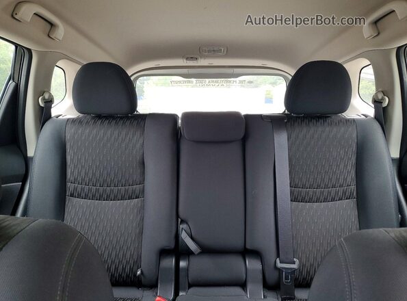 5N1AT2MV4LC750836 2020 NISSAN ROGUE Black უკანა სავარძლების ხედი