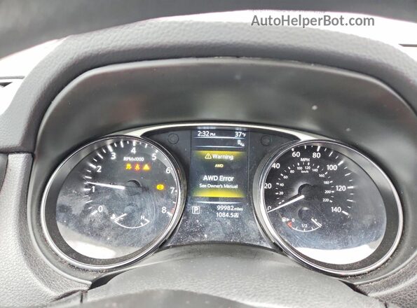 5N1AT2MV5GC730083 2016 NISSAN ROGUE Кремовый 