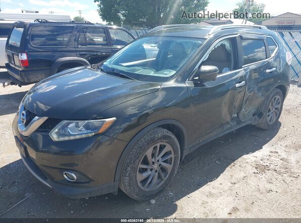 5N1AT2MV5GC781051 2016 NISSAN ROGUE Green Przód lewy