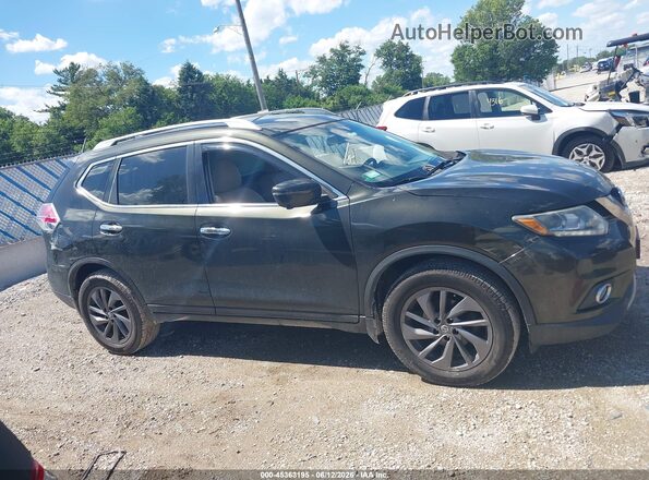 5N1AT2MV5GC781051 2016 NISSAN ROGUE Green Widok wnętrza z tyłu