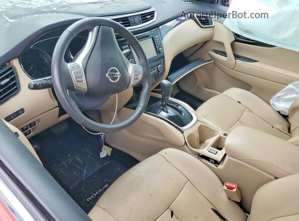 5N1AT2MV5GC810810 2016 NISSAN ROGUE Red 