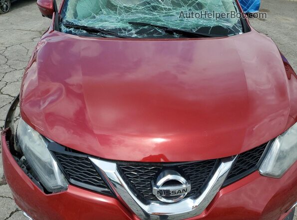 5N1AT2MV5GC810810 2016 NISSAN ROGUE Red 