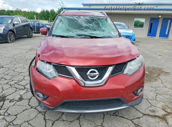 5N1AT2MV5GC810810 2016 NISSAN ROGUE Red 