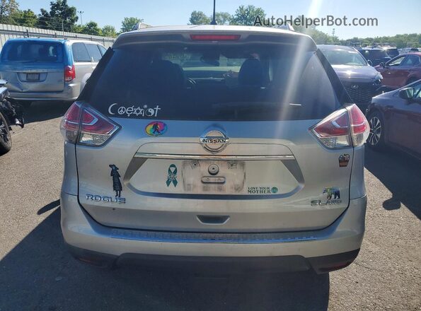 5N1AT2MV5GC827588 2016 NISSAN ROGUE Silver უკანა ხედი