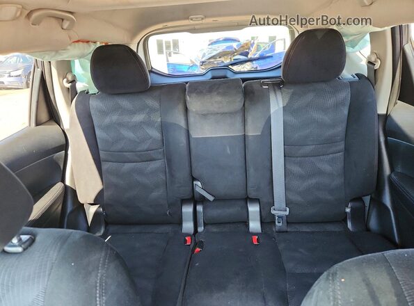 5N1AT2MV5GC846545 2016 NISSAN ROGUE Gray Հետևի նստատեղերի տեսք