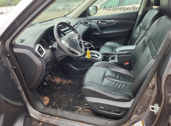 5N1AT2MV5GC847078 2016 NISSAN ROGUE Black Front interior view