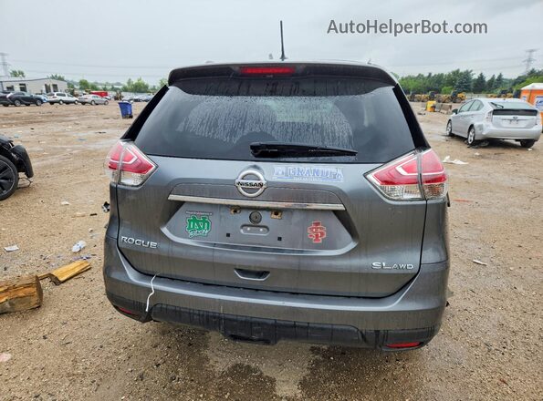 5N1AT2MV5GC847078 2016 NISSAN ROGUE Black Rear view