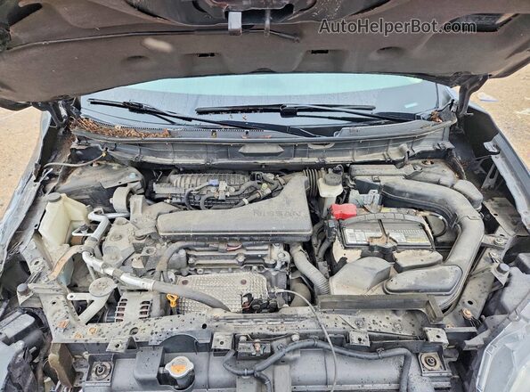 5N1AT2MV5GC847078 2016 NISSAN ROGUE Black Rear interior view