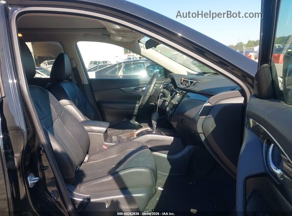 5N1AT2MV5GC855147 2016 NISSAN ROGUE Black Widok wnętrza z przodu