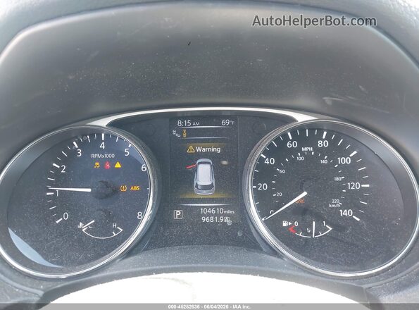 5N1AT2MV5GC855147 2016 NISSAN ROGUE Black Widok tylnych siedzeń