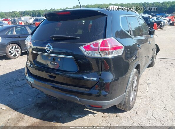 5N1AT2MV5GC855147 2016 NISSAN ROGUE Black Tył prawy