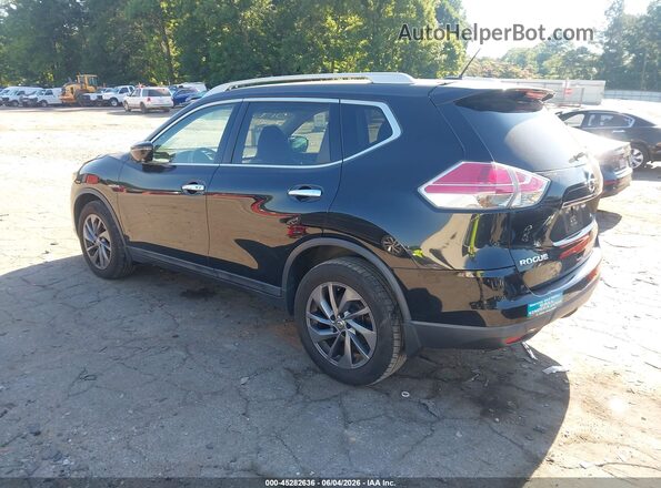 5N1AT2MV5GC855147 2016 NISSAN ROGUE Black Tył lewy