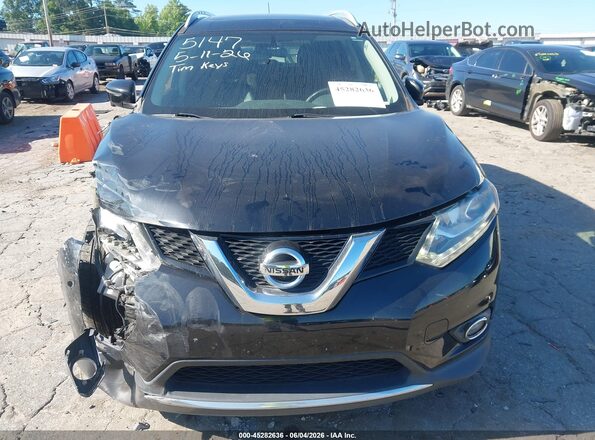 5N1AT2MV5GC855147 2016 NISSAN ROGUE Black Widok zestawu wskaźników