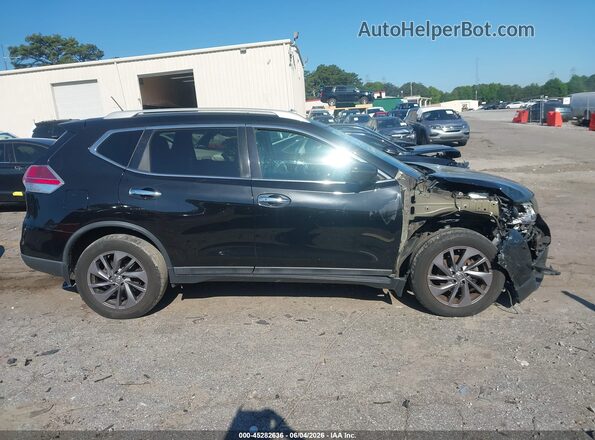 5N1AT2MV5GC855147 2016 NISSAN ROGUE Black Widok wnętrza z tyłu