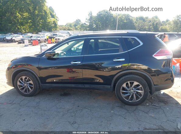 5N1AT2MV5GC855147 2016 NISSAN ROGUE Black Widok wnętrza 360 stopni